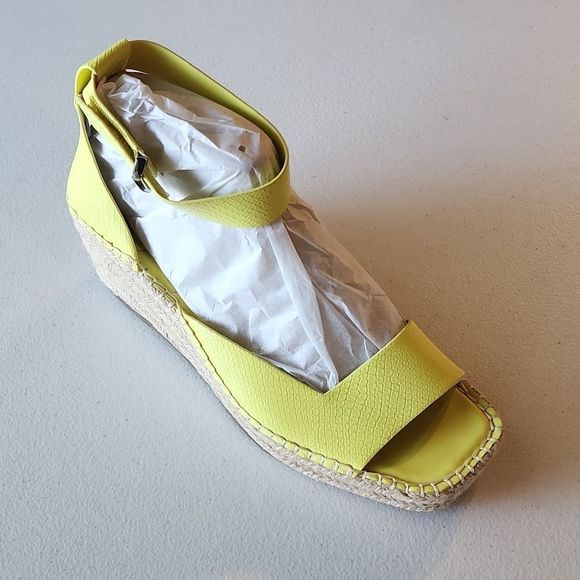 NIB Franco Sarto Limeade Espadrille Sandals, Size 8.5 Wide - Picture 1 of 6